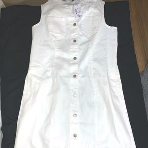Christopher Banks White Denim Dress